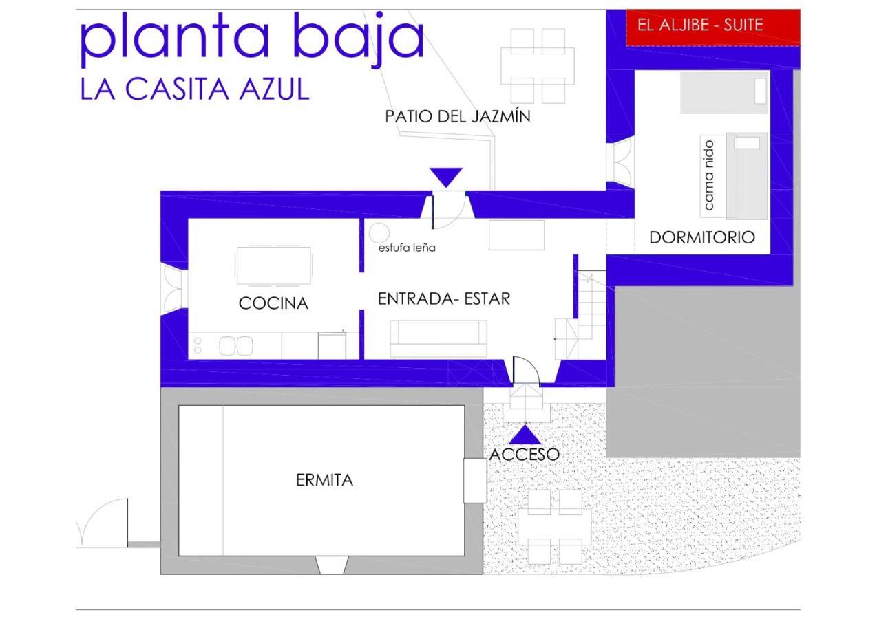 Villa La Casita Azul - Casa típica andaluza Albunol Exterior foto